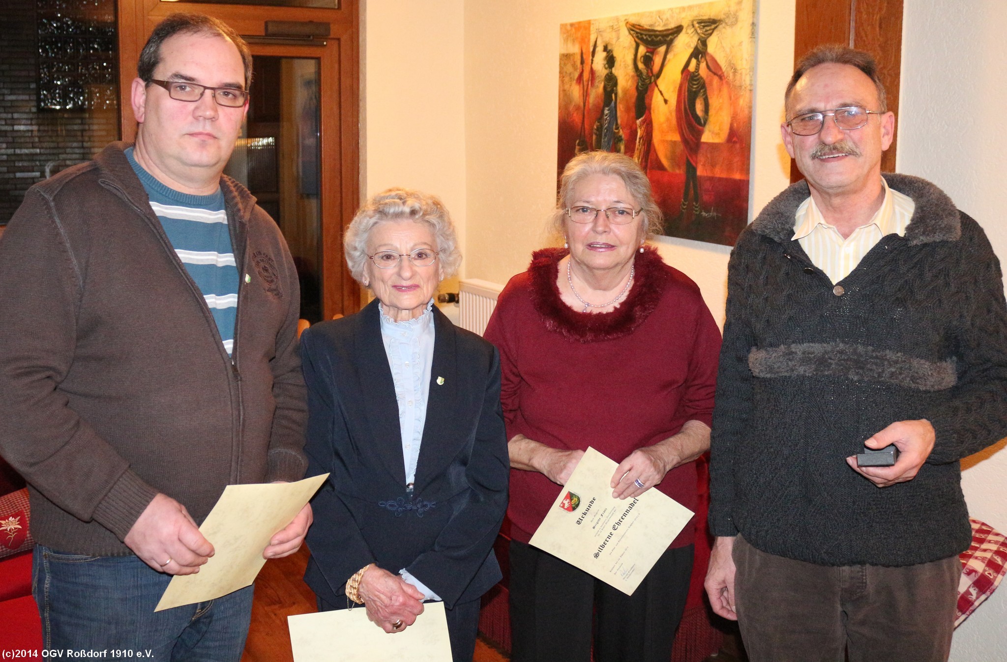 Die OGV-Jubilare Die OGV-Jubilare